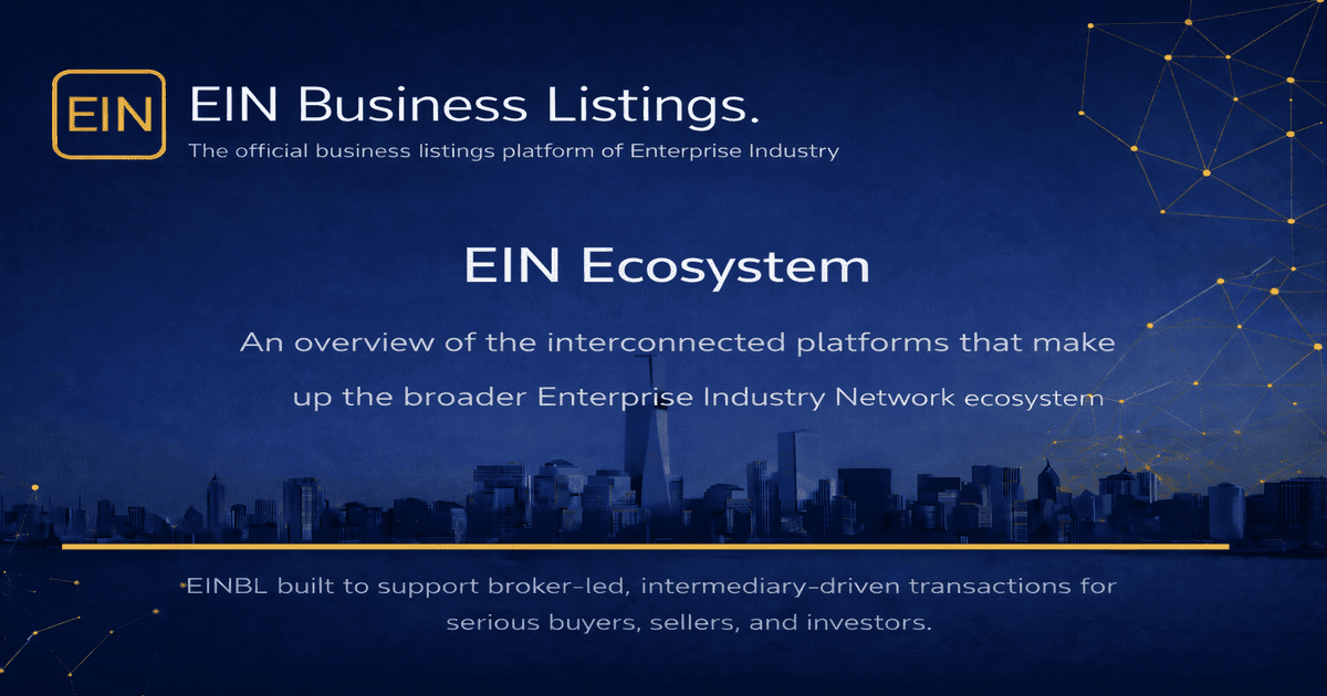 EIN Ecosystem Explained How EIN Business Listings Fits the Enterprise
